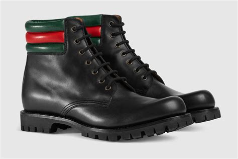 gucci black and red boots|winter Gucci boots.